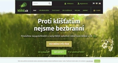 Desktop Screenshot of kliste.cz